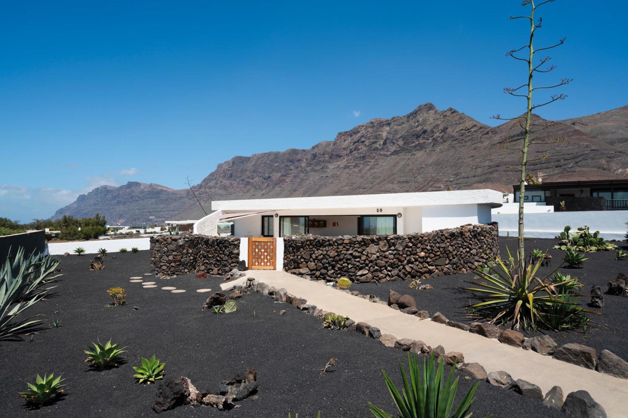 Lanzarote Famara Beach Bungalow Eksteriør billede